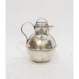 Birmingham silver lidded jug, approx 2 troy oz