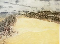 L Hardy Limited edition colour print "Dunes", 5/10, signed and dated 1983, unframed, quantity