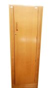 20th century oak single door wardrobe by G-Plan, raised on plinth base, 61cm x 176cm