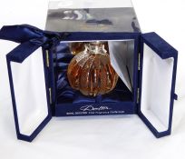 Doulton limited edition flacon perfume bottle, crystal, manufactured by Verreries Brosse number 3/