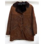 Three gentleman's sheepskin coats and a suede jacket (4)