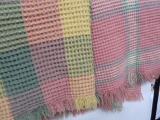 Two wool Welsh blankets