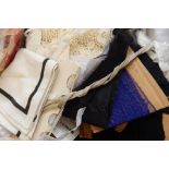 Quantity of sewing and dressmaking items and accessories including ribbons, lace, cottons, etc (1