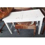 White painted child's desk