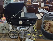 Vintage Silver Cross carriage-style pram supplied by Arch Jones of Barnstaple