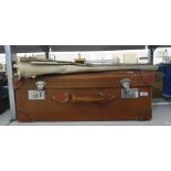 Vintage suitcase containing large quantity of early 20th century and other sheet music and 17