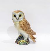 Beswick pottery model of a barn owl, printed and impressed marks, shape no. 1046, naturalistically