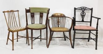 WITHDRAWN Five assorted chairs (5)