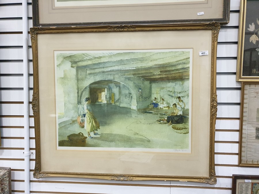 After Sir William Russell Flint Set of three colour prints  Two signed in pencil lower right (3) - Image 3 of 4