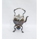 An EPNS spirit kettle with engraved crest