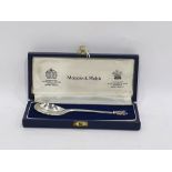 Silver Royal Wedding spoon from 9th July 1981, Prince of Wales and Lady Diana Spencer, by Mappin &