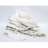 A quantity of linen and various christening robes and childrens cotton under garments, Edwardian and