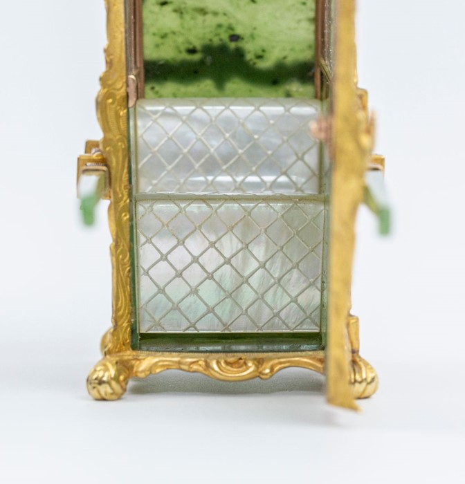 Please note:-  Fabergé nephrite, rock crystal, mother-of-pearl and vari-colour gold miniature - Image 41 of 74