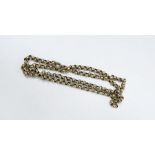 9ct gold belcher link pattern chain, 6.5g approx