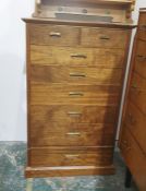 A 20th century chest over six long drawers on plinth base 60 x 99.5cm