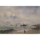 Stuart Gray (b.1957) Watercolour Whitstable, signed lower left, 37 x 54 cm