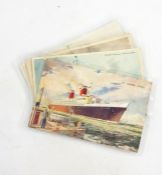 Five boxes of assorted postcards to include foreign topographical to feature India, flowers,