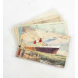 Five boxes of assorted postcards to include foreign topographical to feature India, flowers,