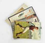 Three boxes of assorted postcards to include actresses, cinema, cats and dogs, horses, theatre