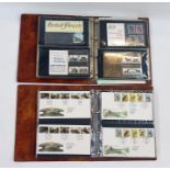 Two albums of GB presentation packs and some First Day Covers