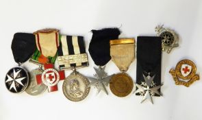 British Red Cross medalsCondition Reportmore images The medals in the main image are labelled to