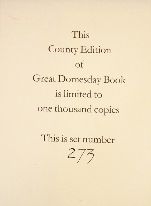 Facsimile edition of The Doomsday Book for Warwickshire, no.273 limited to 1,000 copies, Alecto - Image 2 of 4