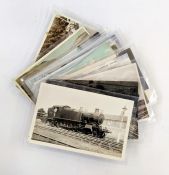 Quantity of postcards, including railwayana/transport, to include LMS, LNER, Southern Railway,