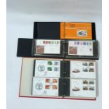 Box of FDC and Stock book of stamp, booklets