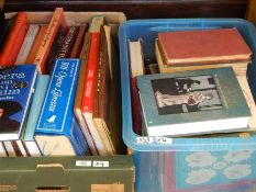 Large quantity of books relating to opera (3 boxes and 1 tea chest)