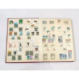 Stock book with large collection of stamps from China