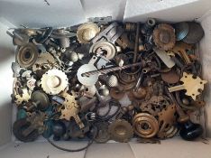 Large quantity of brass fittings and mounts and similar items