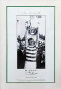 Signed photograph of Billy McNeill Thursday 25th May 1967, Glasgow Celtic FC2 Internationale Milan