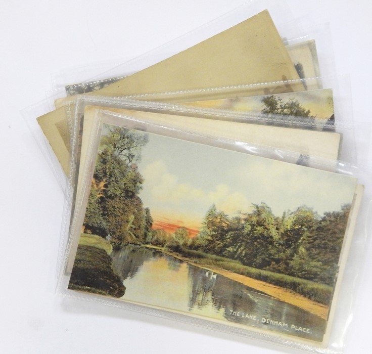 One case of assorted cards, mainly British topographical, Northumberland, Leicestershire,