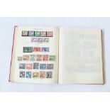 Stanley Gibbons printed King George VI album with many spaces filled