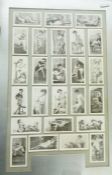 Quantity 19th century and later erotica/glamour framed cigarette cards