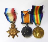 WWI 1915 Star named to " 1209. PTE. F.R. ARNOLD. R. FUS." War medal and Victory medal named " LIEUT.