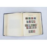 Album of German stamps including 1930 mint sheets