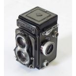 Rolleiflex grey Model T camera (serial number T2118493)