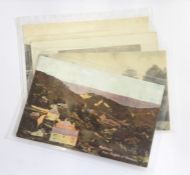 One case of mainly British topographical postcards to include Devon, Scilly, Cumberland, Derbyshire,
