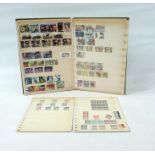 Box containing loose stamps in boxes and stock sheets, mainly modern including Queen Elizabeth II