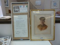 This lot is lot 540A Copy of The German Surrender 1945 with 30th anniversary First Day Cover,