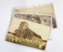 One case of assorted postcards, to include maritime landscapes, buildings etc