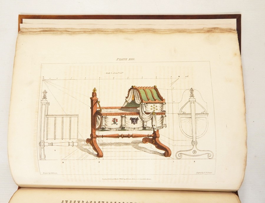 Brown, Richard "The Rudiments of Drawing Cabinet and Upholstery Furniture ... illustrated by - Image 3 of 6