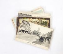 One case of assorted topographical postcards, to include Sussex, Surrey, Brighton,  etc