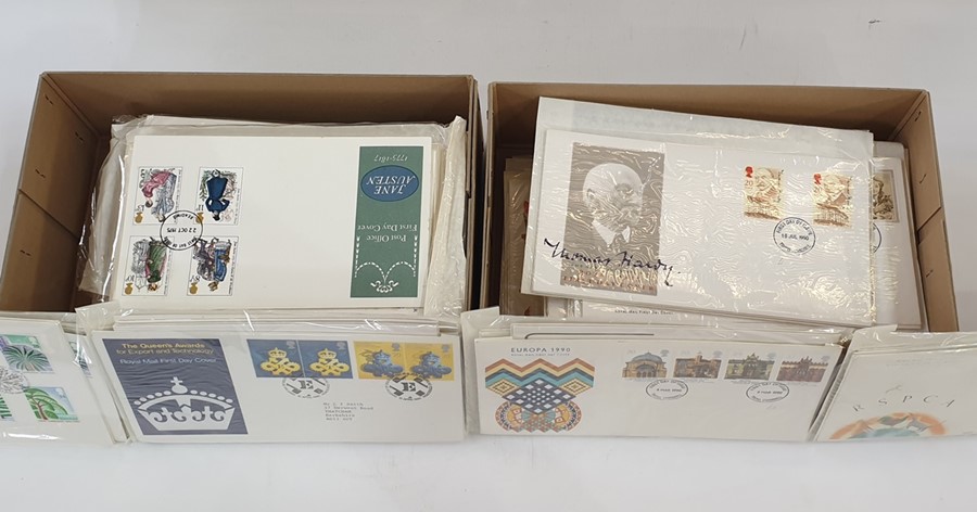 Two boxes of mainly GB First Day Covers, well over 100  ( 2 boxes) - Image 2 of 2