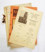 Assorted ephemera to include scrap books containing newspaper clippings, Great Western Railway