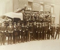 Large black and white photograph of " London Cornish Association, 20th annual dinner, May 6th 1905".