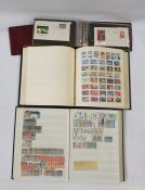 Five stock books of Channel Island mint and FDCS and six albums of whole World stamps, and other