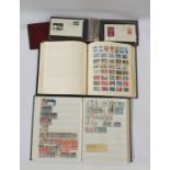 Five stock books of Channel Island mint and FDCS and six albums of whole World stamps, and other