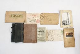 Ephemera to include World War I letters and photographs, relating to Private B. Walker